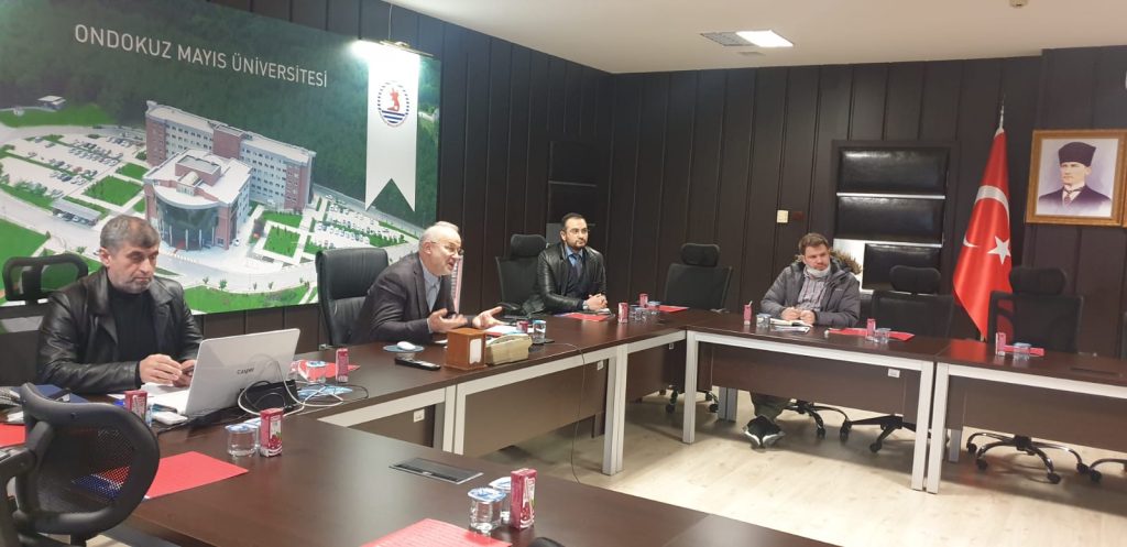 Orta Karadeniz Kariyer Fuarı (OKAF’22) Samsun İlçe belediye başkanları ve ilçe Ticaret ve Sanayi Odası başkanlarıyla online görüşme