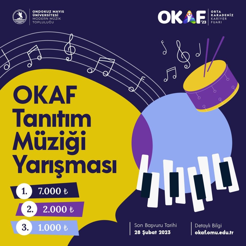 OKAF 2023 Tanıtım Müziği yarışması Başlıyor!￼