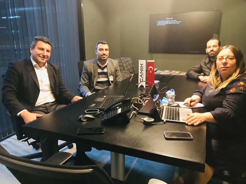 CANİK YURT SAVUNMA SANAYİ İK müdürü Didem Avcı ile OKAF sponsorluk görüşmesi yapıldı