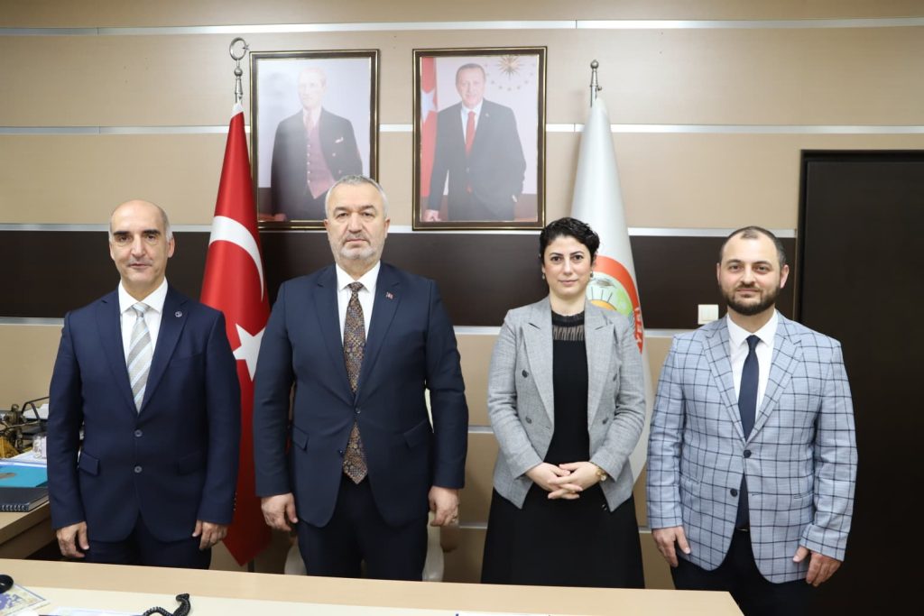 OKAF’26’ta iş birliği için 19 Mayıs Belediye Başkanı Topaloğlu ziyaret edildi